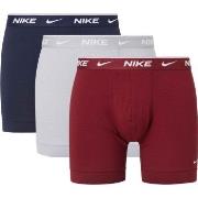 Nike 3P Everyday Essentials Cotton Stretch Boxer Blå/Rød bomull Large ...