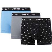 Nike 3P Everyday Essentials Cotton Stretch Trunk Grå/Blå bomull X-Larg...