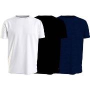 Tommy Hilfiger 3P Stretch Cotton T-shirt Svart/Blå bomull X-Large Herr...