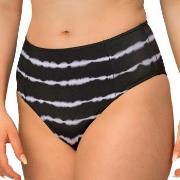 Wiki Swim Tai High Waist Brief Svart/Hvit 42 Dame