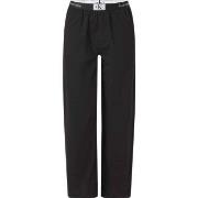 Calvin Klein Sleep Pant Svart bomull X-Large Dame