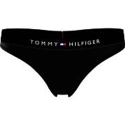 Tommy Hilfiger Truser Thongs Svart økologisk bomull Medium Dame