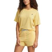 Polo Ralph Lauren Short Sleeve Shirt And Short Set Gul Medium Dame