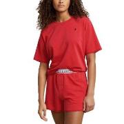 Polo Ralph Lauren Short Sleeve Shirt And Short Set Rød Large Dame