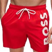 BOSS Badebukser Octopus Swimshort Oransje polyamid Medium Herre