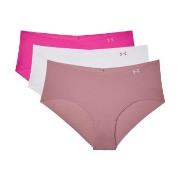 Under Armour Truser 3P Pure Stretch Hipster 1325 Rosa/Hvit Small Dame