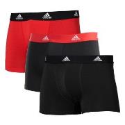 adidas 3P Active Flex Cotton Trunk Rød bomull X-Large Herre