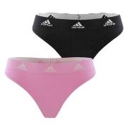 adidas Truser 2P Underwear Brazilian Thong Svart/Rosa bomull X-Small D...