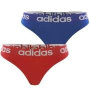 adidas Truser 2P Underwear Brazilian Thong Blå/Rød bomull Small Dame