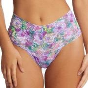 Hanky Panky Truser Signature Lace Print Retro Thong Lilla nylon One Si...