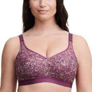 Chantelle BH C Magnifique Wirefree Support Bra Printed lilla C 80 Dame