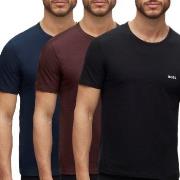 BOSS 3P Classic Cotton Solid T-Shirt Multi-colour-2 bomull XX-Large He...
