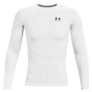 Under Armour HeatGear LS Compression Shirt Hvit Large Herre