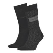 Calvin Klein Strømper 2P Badge Men Sock Svart One Size Herre