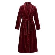 Trofe Solid Silkfleece Robe Vinrød  polyester Medium Dame