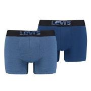 Levis 2P Men Optical Illussion Boxer Brief Marine/Blå bomull X-Large H...