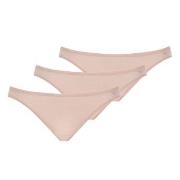 Mey Truser 3P Organic Cotton Pure Mini Briefs Beige bomull 36 Dame