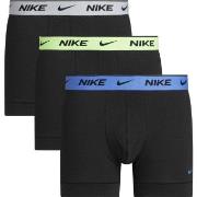 Nike 3P Everyday Essentials Cotton Stretch Boxer Svart/Sølv bomull Med...