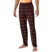 Schiesser Mix Plus Relax Long Pants Rød Mønster  bomull 56 Herre