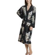 Calida Favourite Seduction Kimono Svart blomstre X-Small Dame