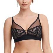 Chantelle BH Corsetry Embroidery Wirefree Support Bra Svart B 85 Dame