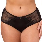 Trofe Brief Midi Truser Svart polyamid Large Dame