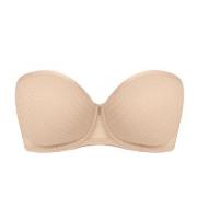 Freya BH Tailored Underwire Moulded Strapless Bra Beige D 80 Dame