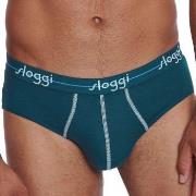 Sloggi 2P For Men Start Midi Blå/Lysblå bomull Large Herre