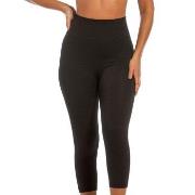 Magic Lounge Cropped Legging Svart polyamid Small Dame