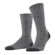 Falke Strømper Dot Socks Grå bomull Str 47/50 Herre