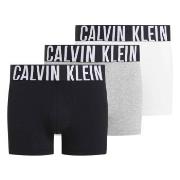 Calvin Klein 3P Intense Power Trunks Hvit/Grå bomull Medium Herre