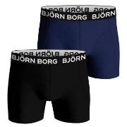 Bjorn Borg Bamboo Cotton Blend Boxer 2P Svart/Blå Large Herre