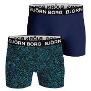 Bjorn Borg Bamboo Cotton Blend Boxer 2P Blå/Grønn XX-Large Herre