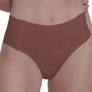 Sloggi Truser ZERO Feel 2 0 High Waist Brief Mørkbrun  X-Small Dame