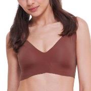 Sloggi BH Zero Feel 2 0 Soft Bra Mørkbrun  X-Large Dame