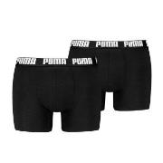 Puma 2P Men Everyday Basic Boxer Svart bomull Small Herre