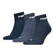 Puma Strømper 3P Unisex New Generation Cushioned Quarter Sock Blå Str ...