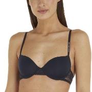 Tommy Hilfiger BH Lace Trim Balconette Bra Marine A 85 Dame