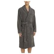 Tommy Hilfiger Cotton Towelling Bathrobe Grå bomull Small Herre