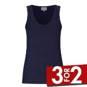 Damella Bamboo 31301 Tank Top Marine Bambus Small Dame