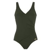 Damella Julia Chlorine Resistant Swimsuit Mørkgrørnn  polyamid 50 Dame