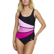 Damella Laura Chlorine Resistant Swimsuit Svart/Rosa 36 Dame