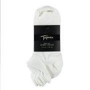 Topeco Strømper 4P Low Cut Sport Socks Hvit polyamid Str 40/45 Herre