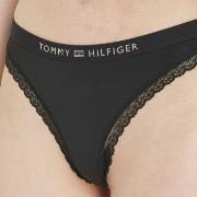 Tommy Hilfiger Truser Tonal Logo Lace Thong Svart X-Large Dame