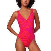 Triumph Flex Smart Summer 08 Padded Cup Swimsuit Rosa Mønster Fit Smar...