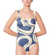 Triumph Summer Allure Swimsuit Blå/Hvit B 38 Dame