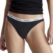 Calvin Klein Truser 3P Modern Logo Thongs Svart bomull 3XL Dame