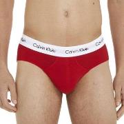 Calvin Klein 3P Cotton Stretch Hip Brief Marine/Rød bomull X-Large Her...