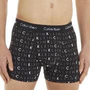 Calvin Klein 3P Cotton Stretch Trunks Svart Mønster bomull X-Small Her...