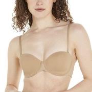 Calvin Klein BH Strapless Lined Bra Beige A 85 Dame